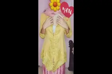 Live Ukhti Kebaya Hijab Pamer Dada Menggoda